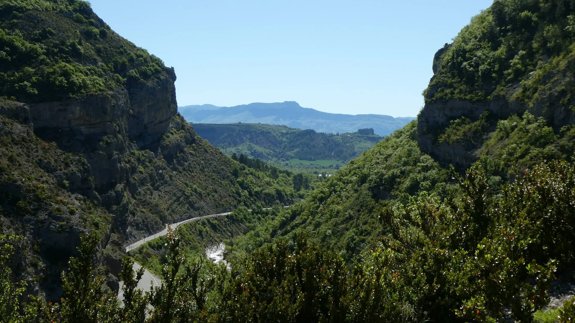 Panorama sur les Gorges de la Méouge