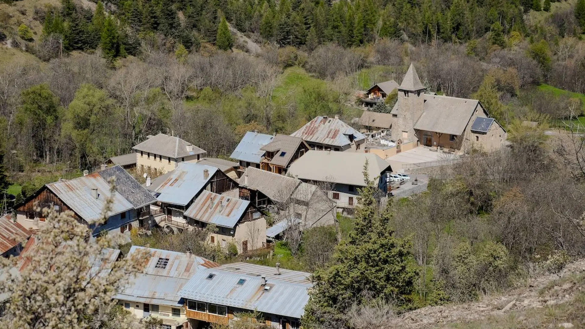 Champcella depuis la croix de la Gardette