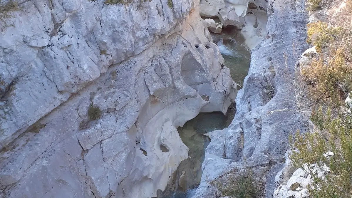 Vue des gorges