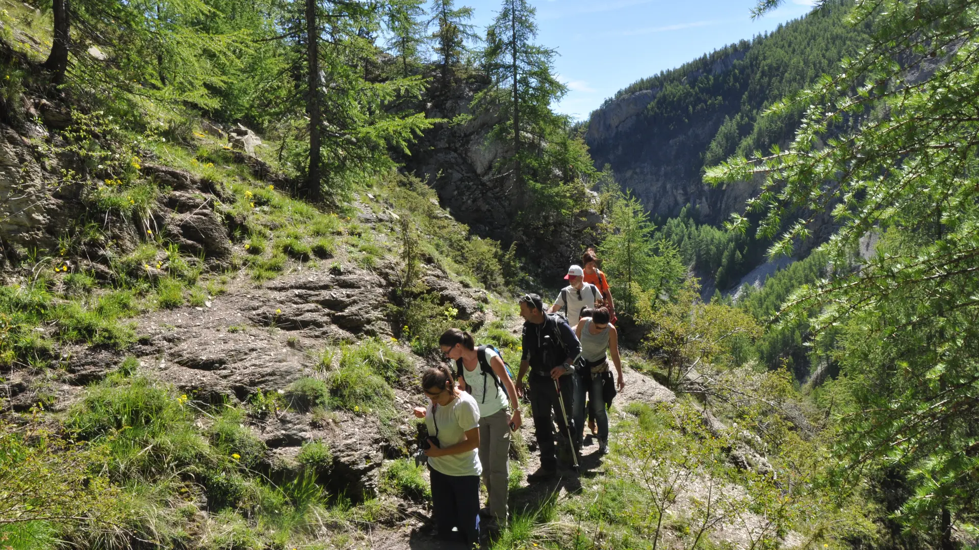 chemin de randonnée Amountagna Villars Colmars