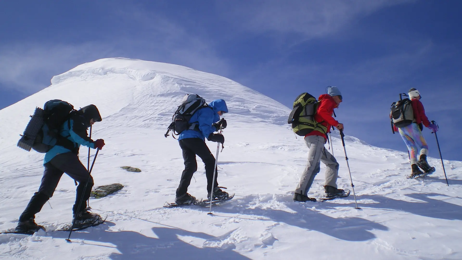 Randonnée accompagnée en raquettes