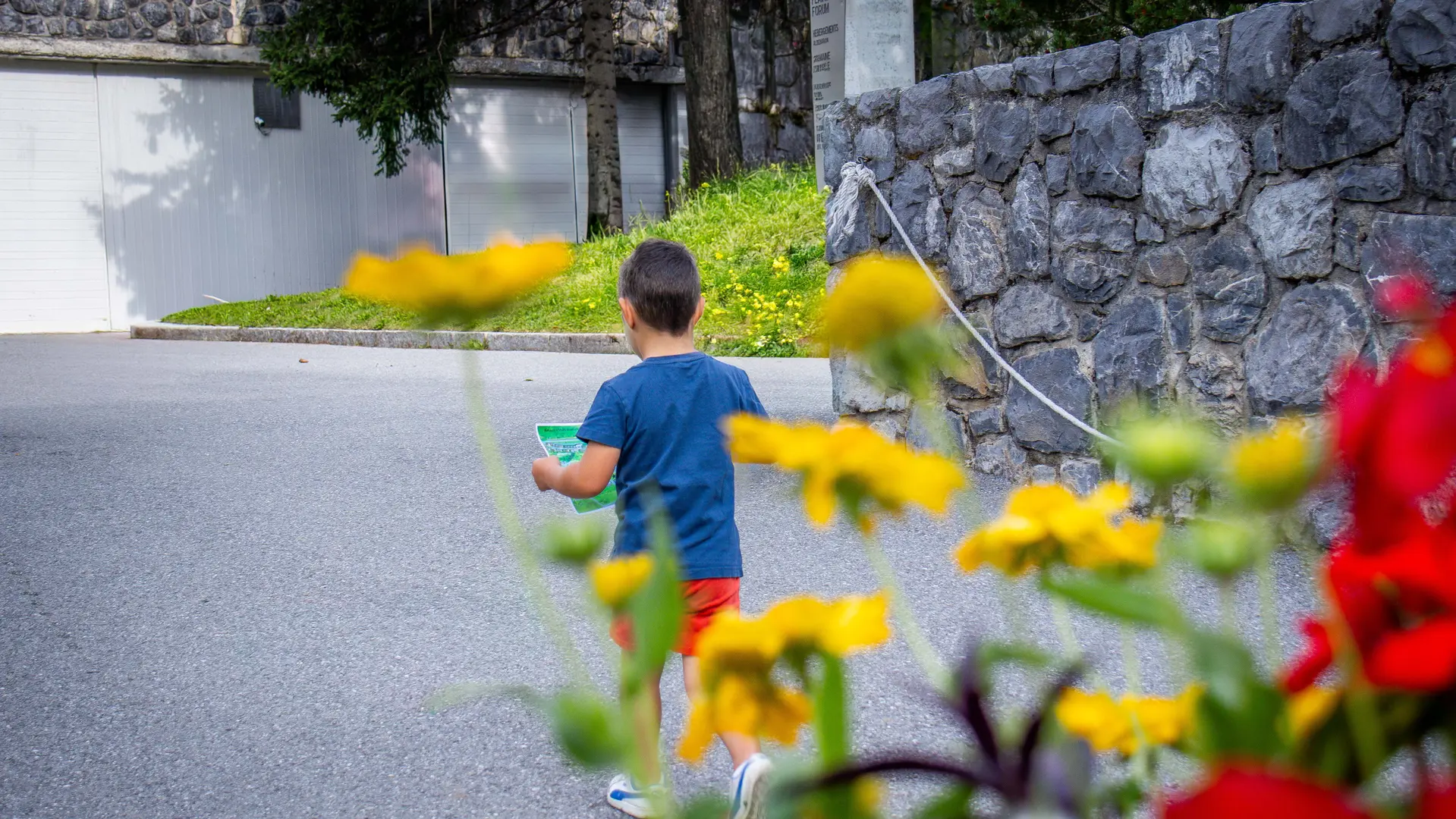 A family orienteering course using a road map