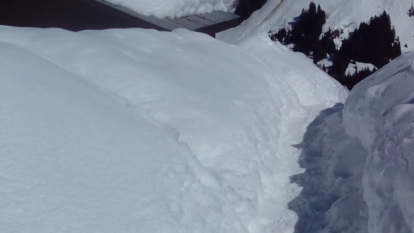 Accès au chalet en hiver