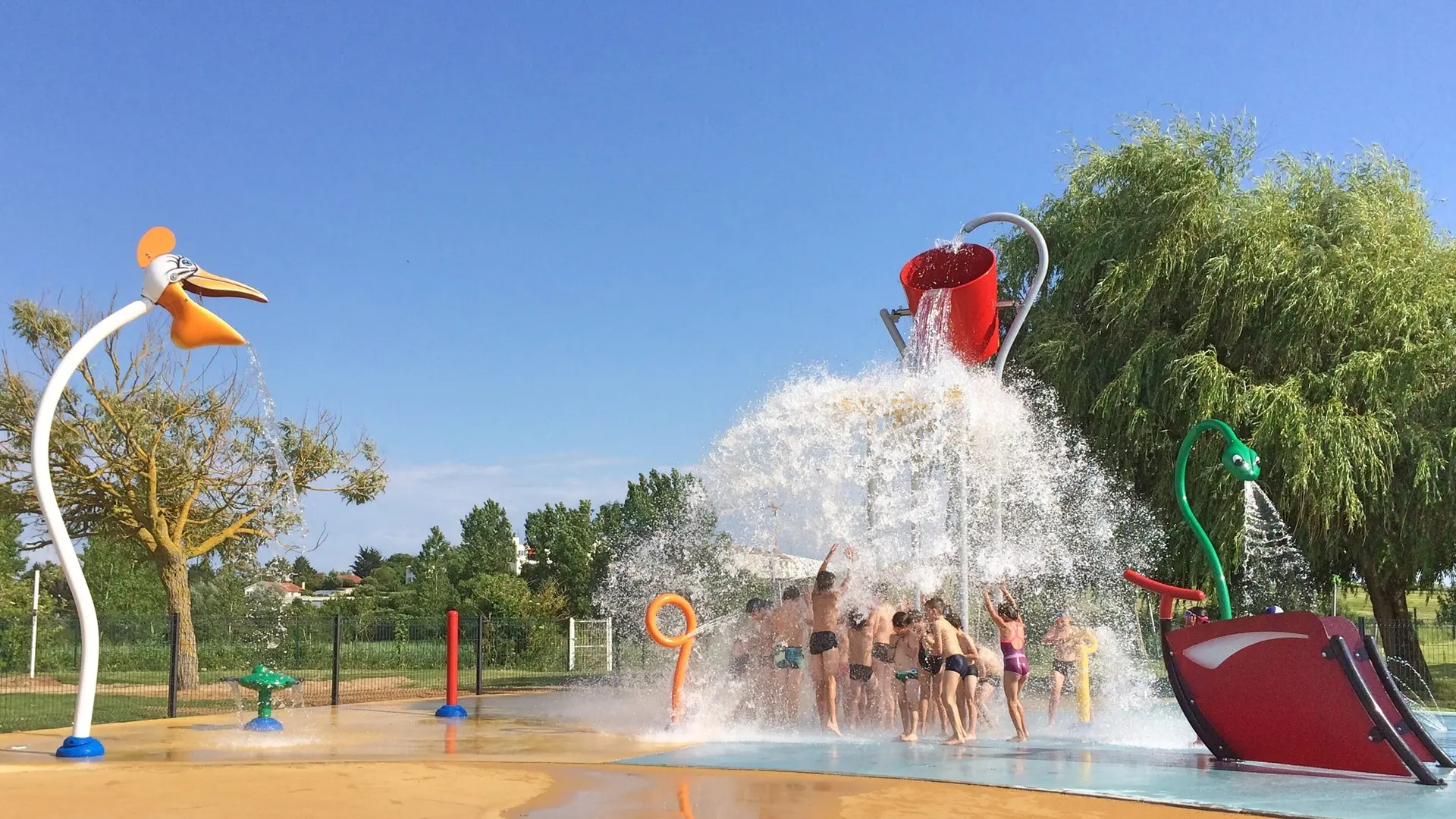 Splash aqualudique du centre aquatique de Châtelaillon-Plage