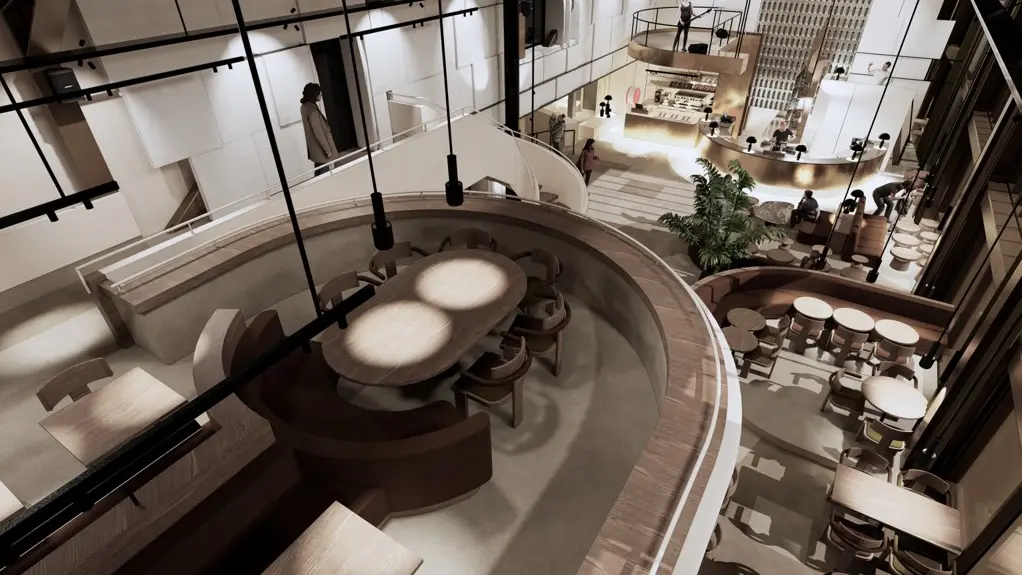 vue 3D Petite Cuisine mezza_ La Petite Cuisine - Gare Centrale - La Folie Douce_Val d'Isère