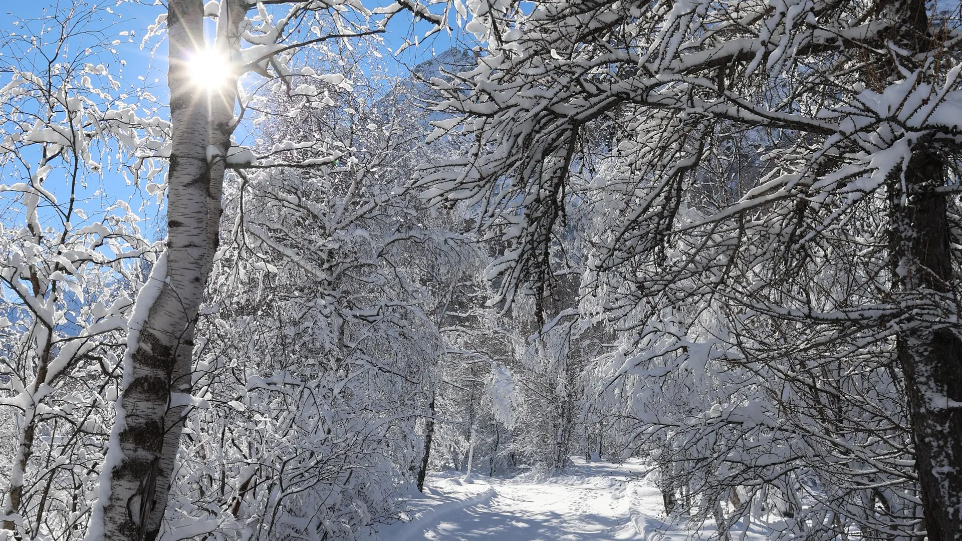 Itinéraire piéton au domaine nordique de Villar d'Arène