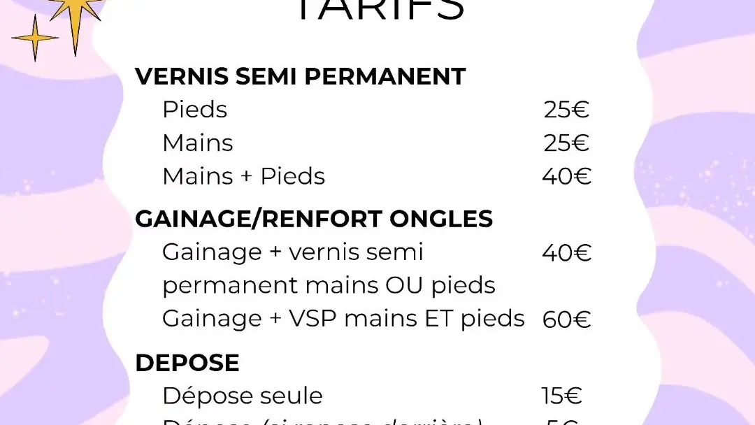 Tarifs 2025