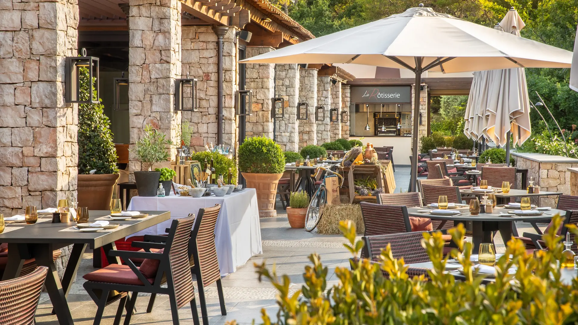 En terrasse
