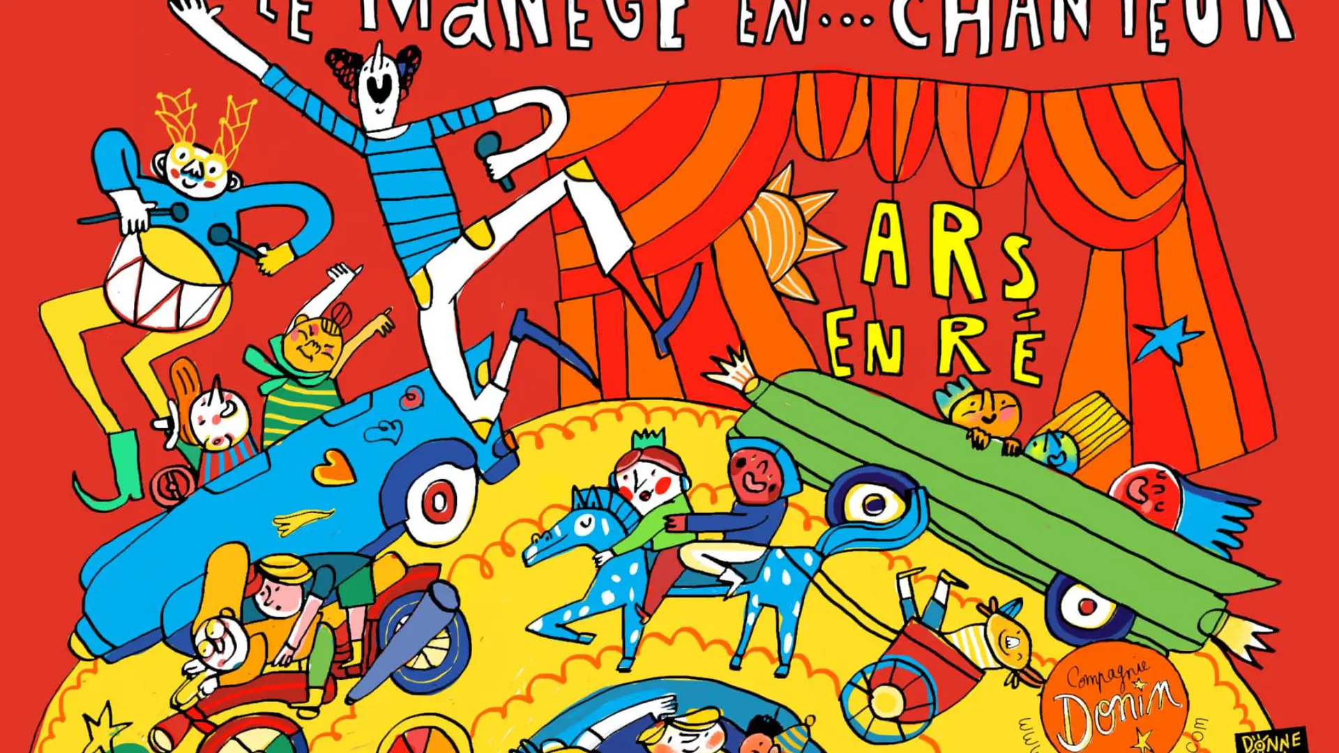Illustration of Le Manège en Chanteur by Donin