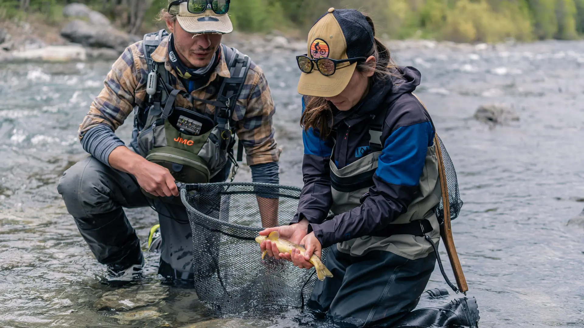 Pêche dans le Guil