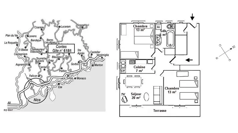 Gîte Ferion-Plan-Contes-Gîtes de France des Alpes-Maritimes