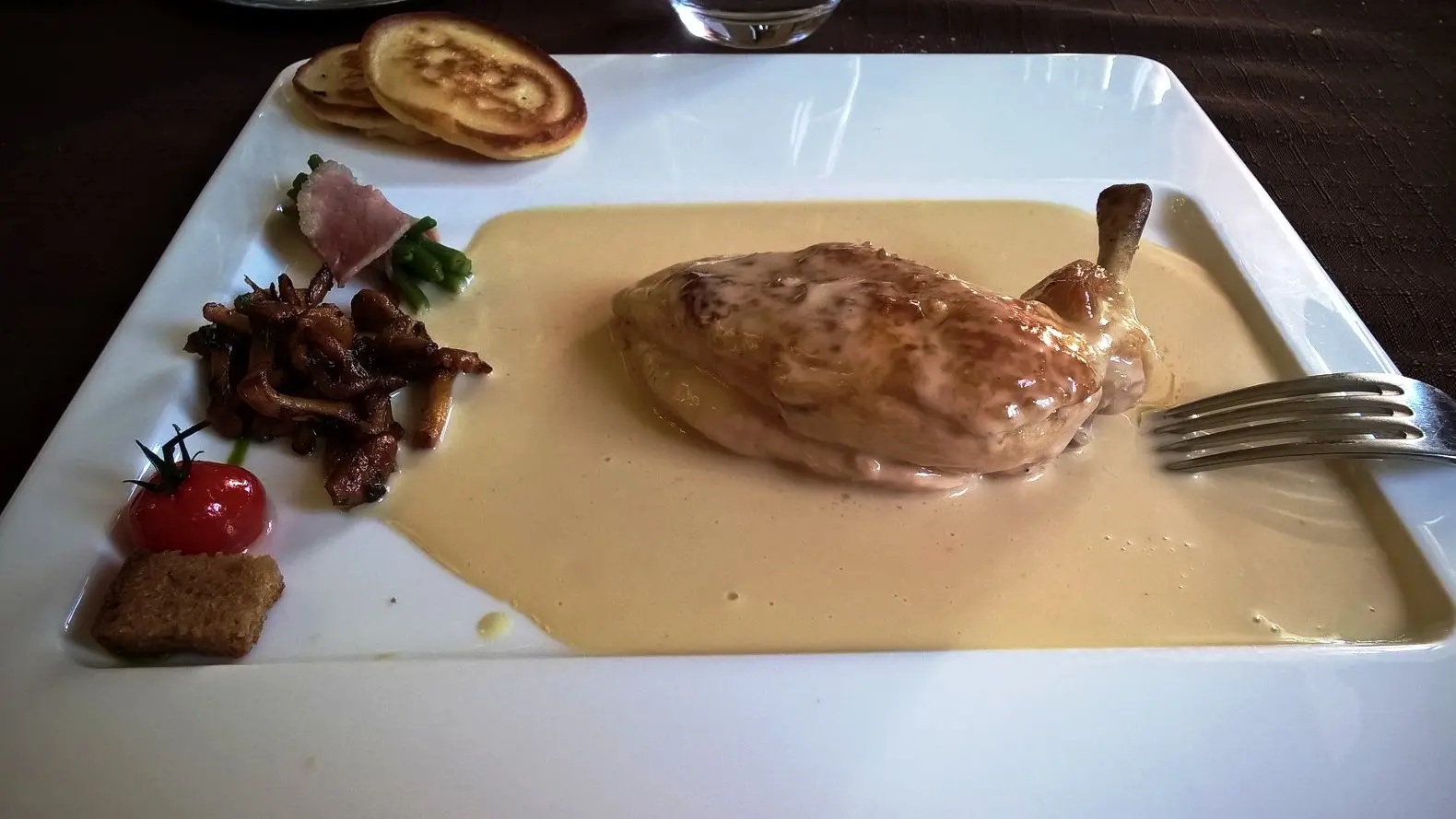 Poulet à la crème