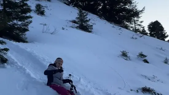 Randonnée et descente en luge à Menthières