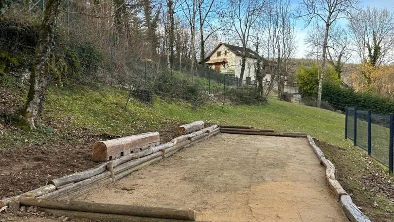 terrain de pétanque privé