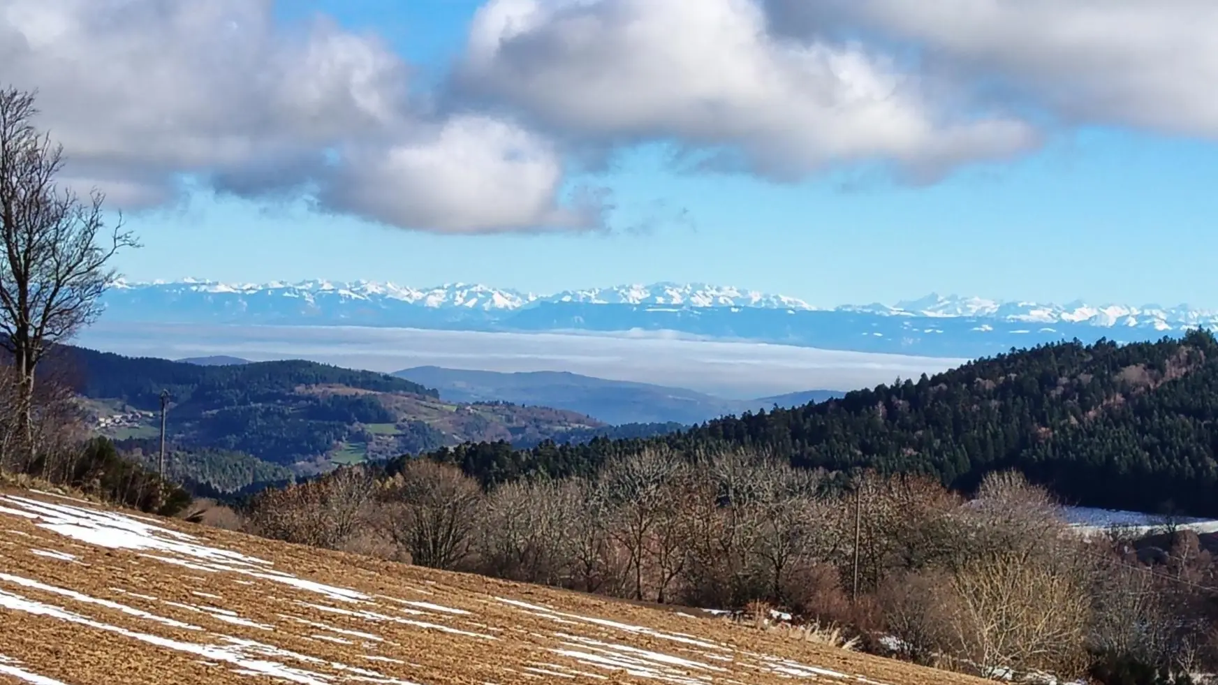 Les ALPES vu du Gite