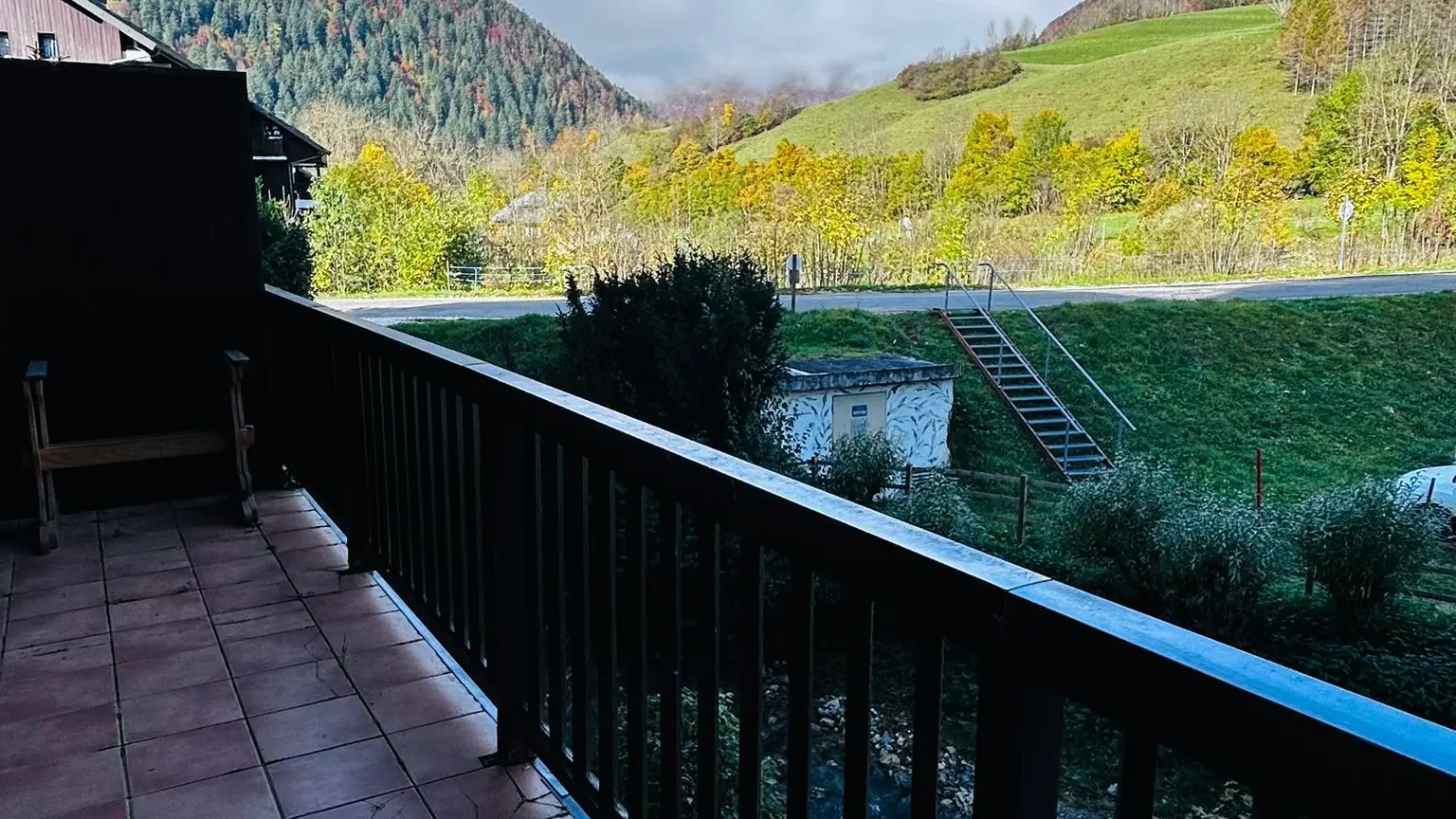 Vue depuis le balcon