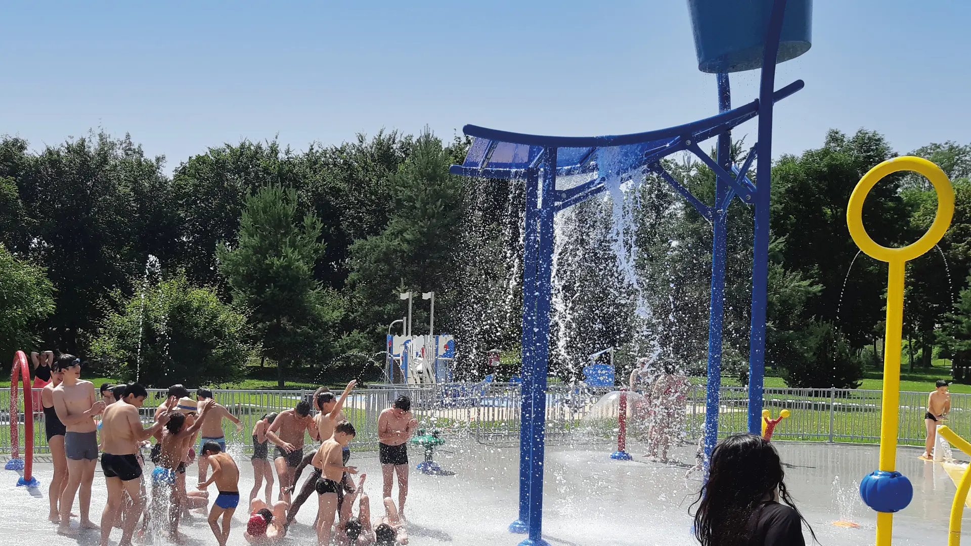 Jeu aquatique extérieur