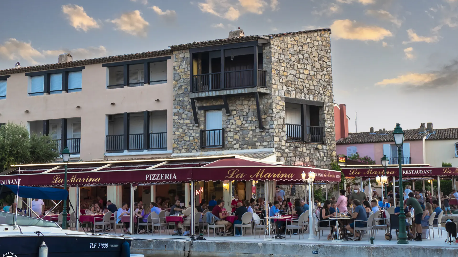 Restaurant la Marina Port Grimaud