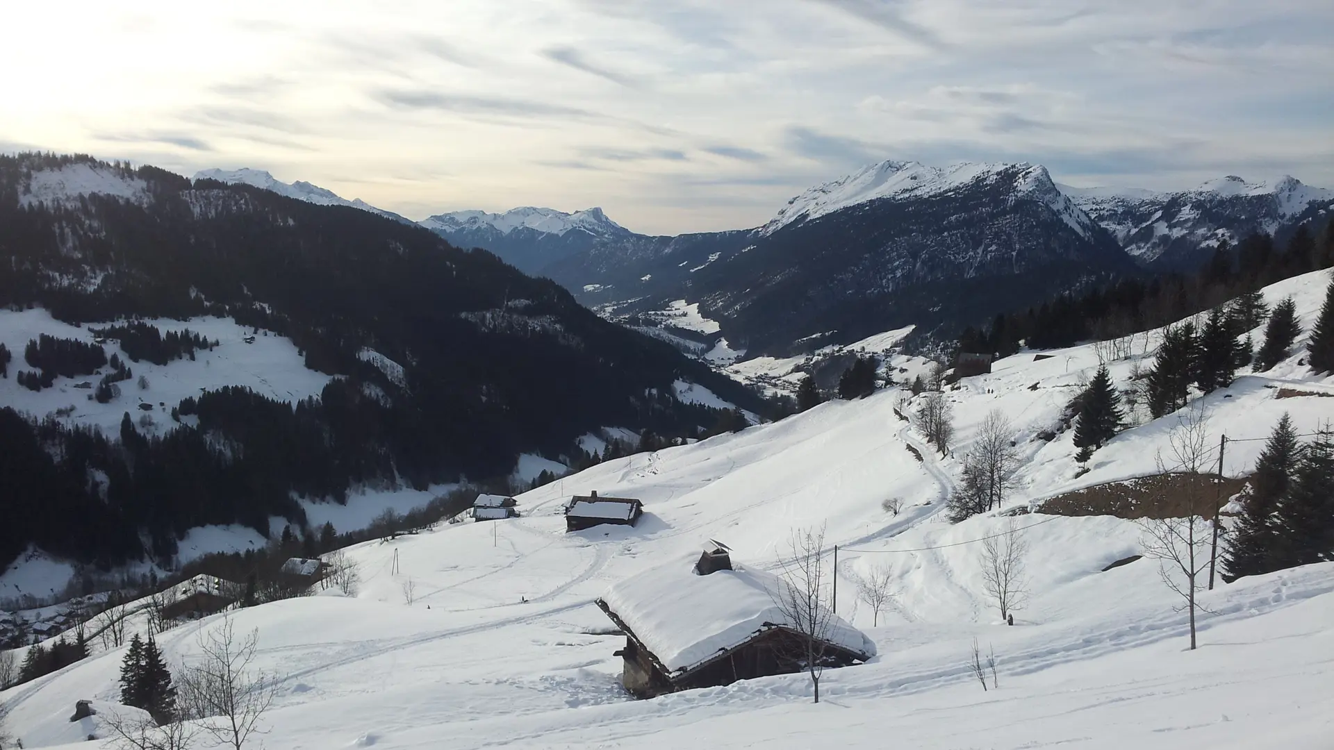 Sentiers raquettes au Grand-Bornand 21 : la balcon des Aravis
