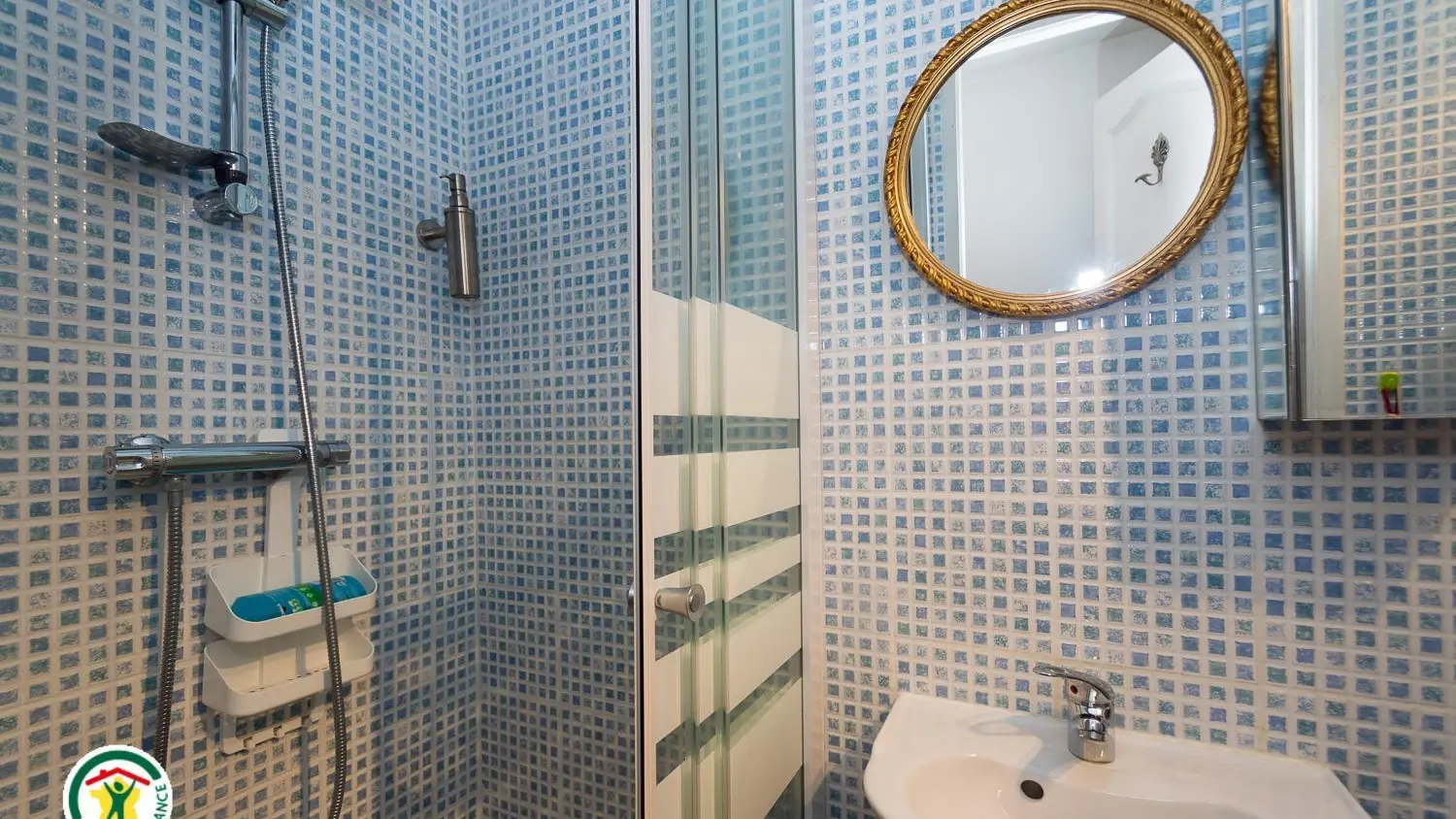 Salle d'eau-wc au rdc (éventuellement pour la chambre Sapins)