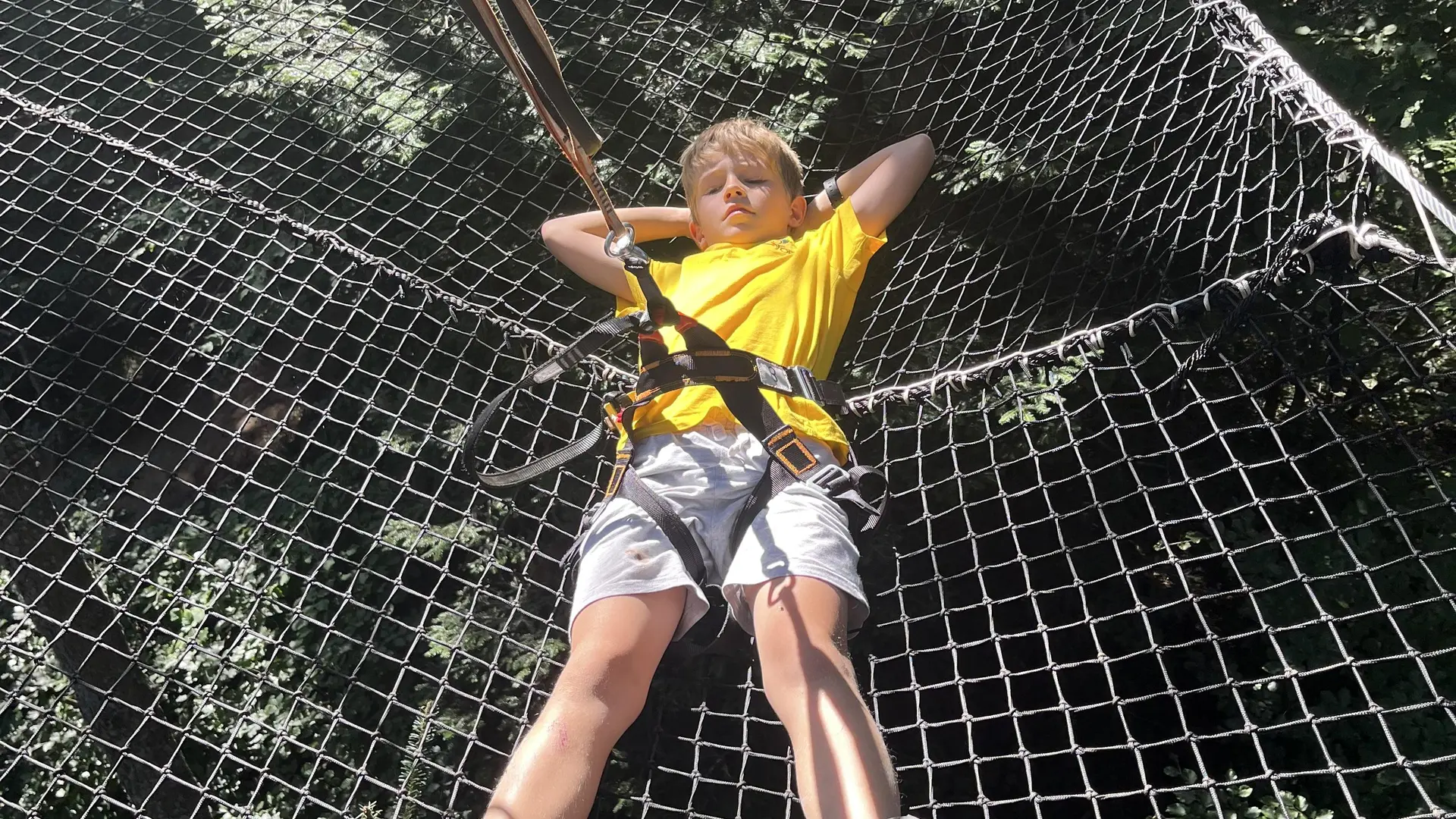 Nappe de filet parcours rouge