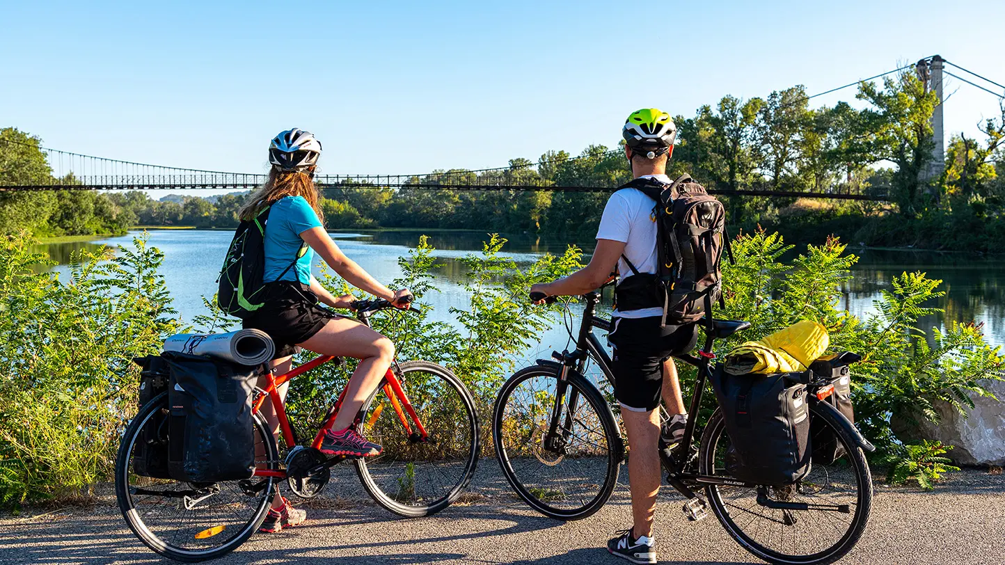 Pont des Arméniers Sorgues - Via Rhona en Vaucluse