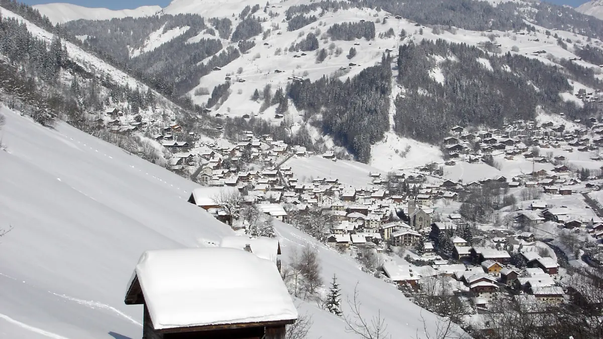 mont Lachat depuis les hauteurs du Village