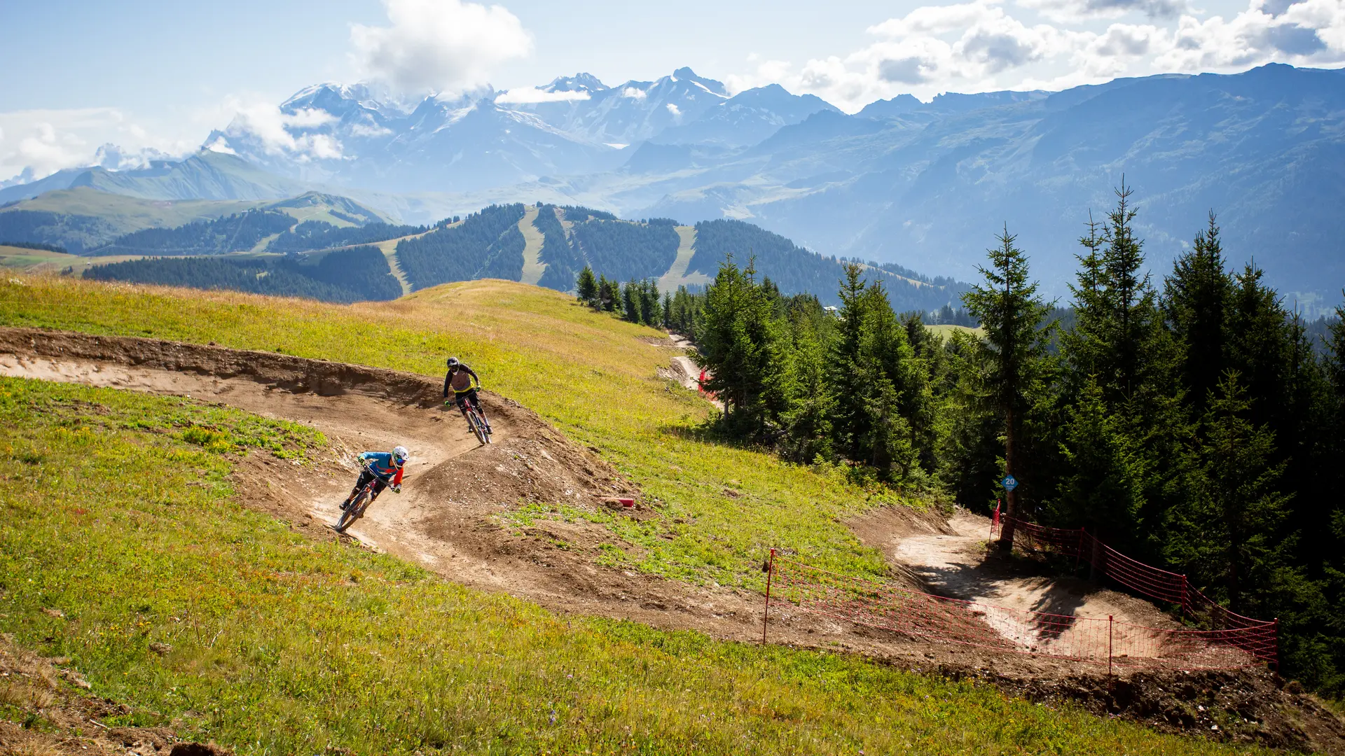 Piste DH bleue