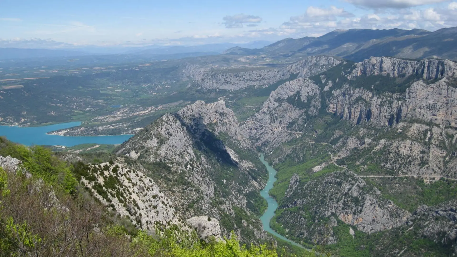 La sortie des grandes Gorges
