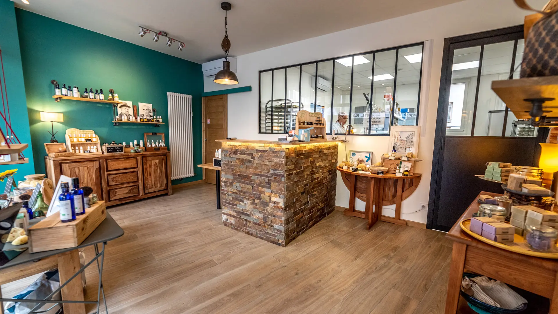 Intérieur de la boutique