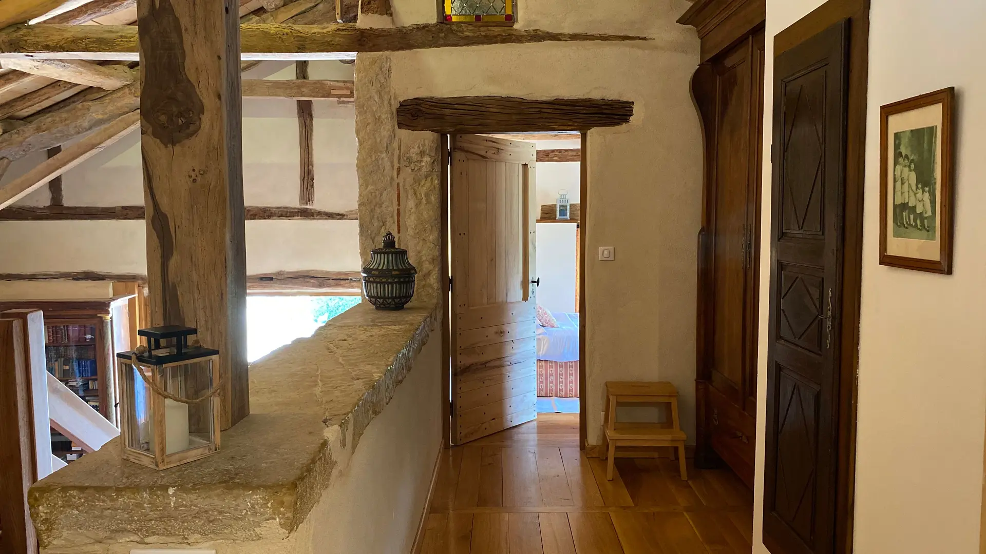 Accès chambre côté étang