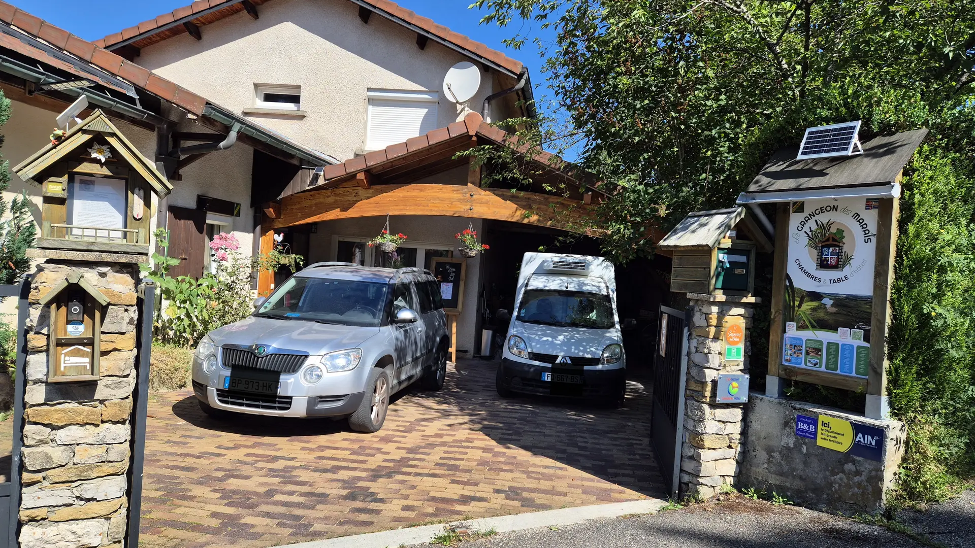 L'entrée du Grangeon des Marais