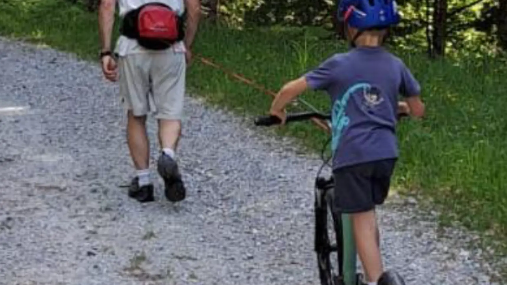 Hip pack footbike