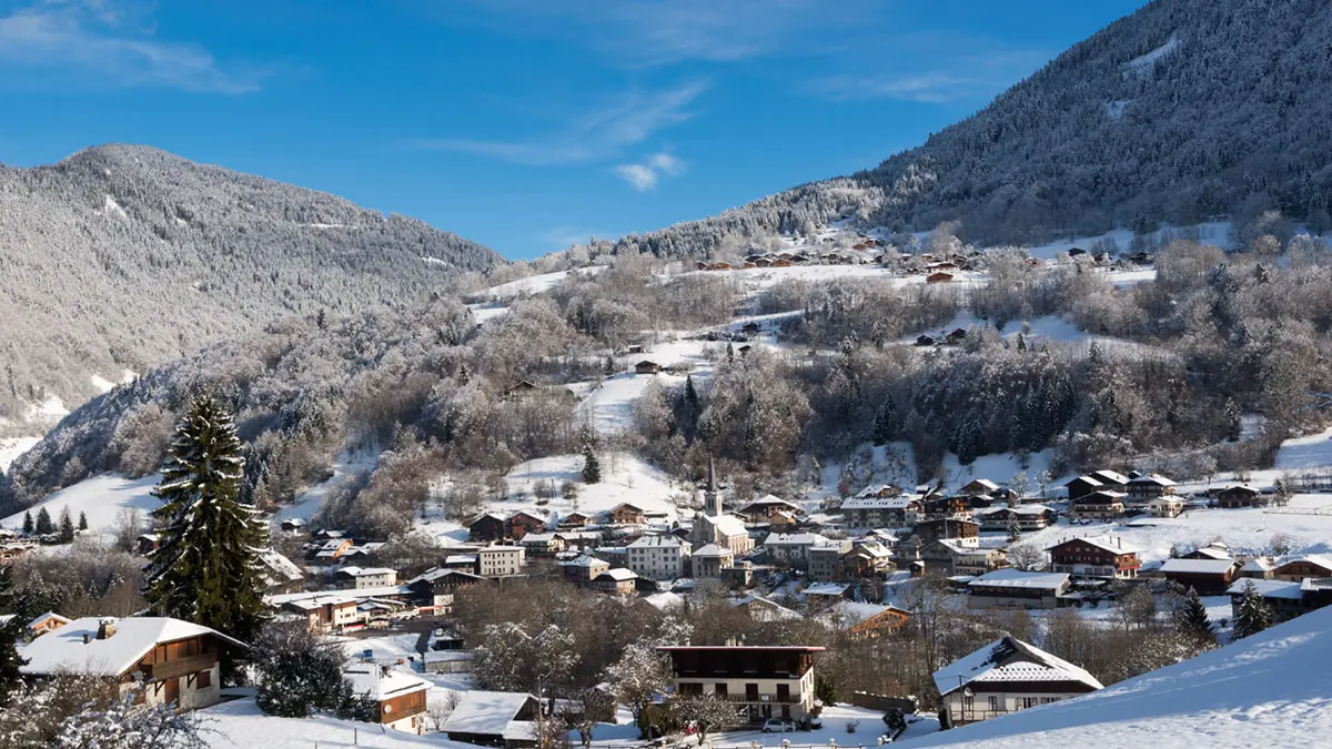 Saint Jean d'Aulps sous la neige
