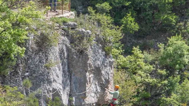 Sentier des falaises des gorges d'Agnielles