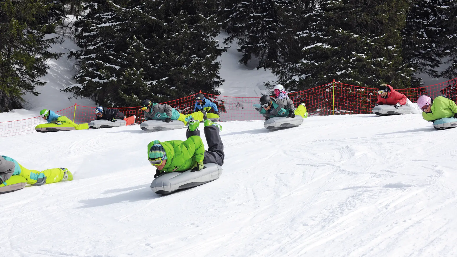 Descente en airboard