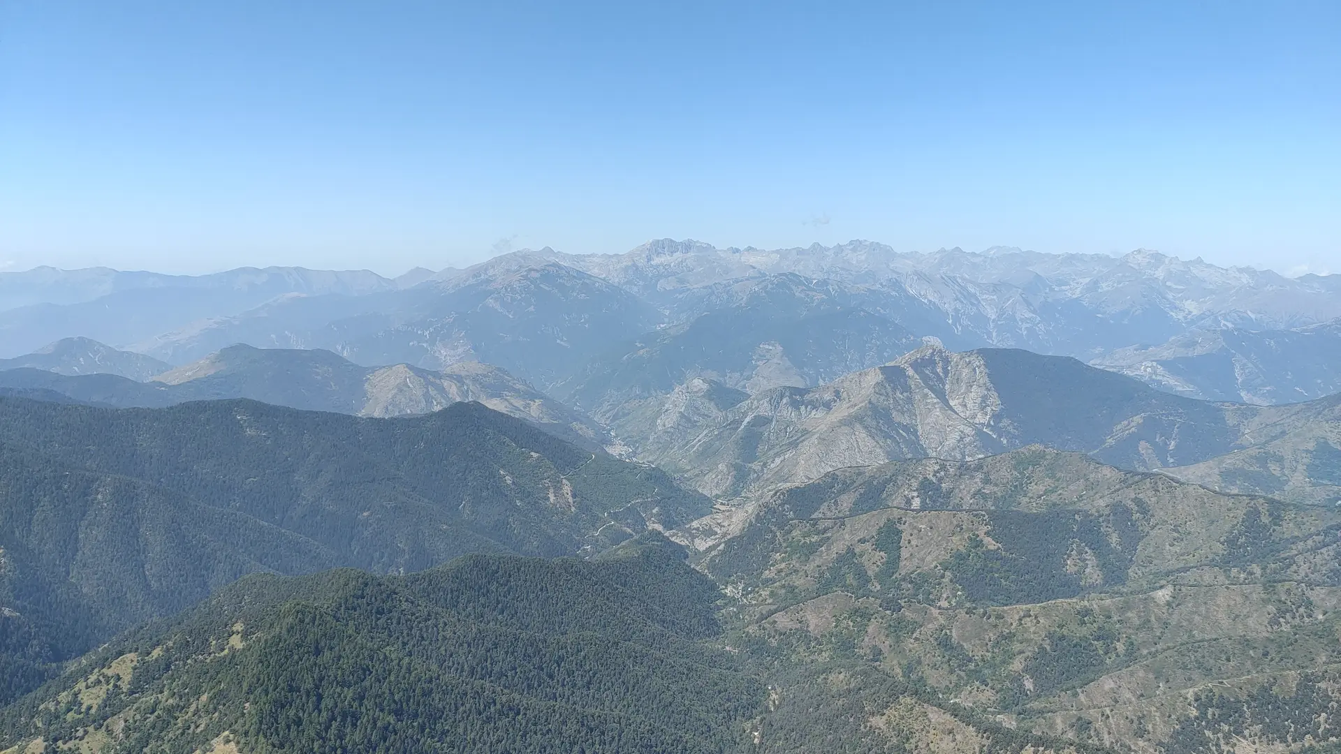 vue depuis la haute route du sel