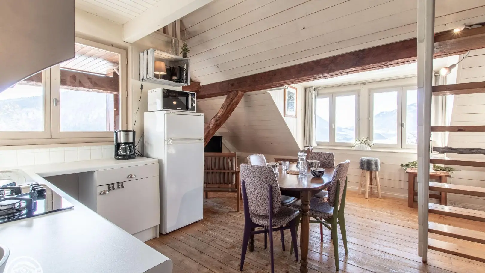 Cuisine ouverte sur séjour