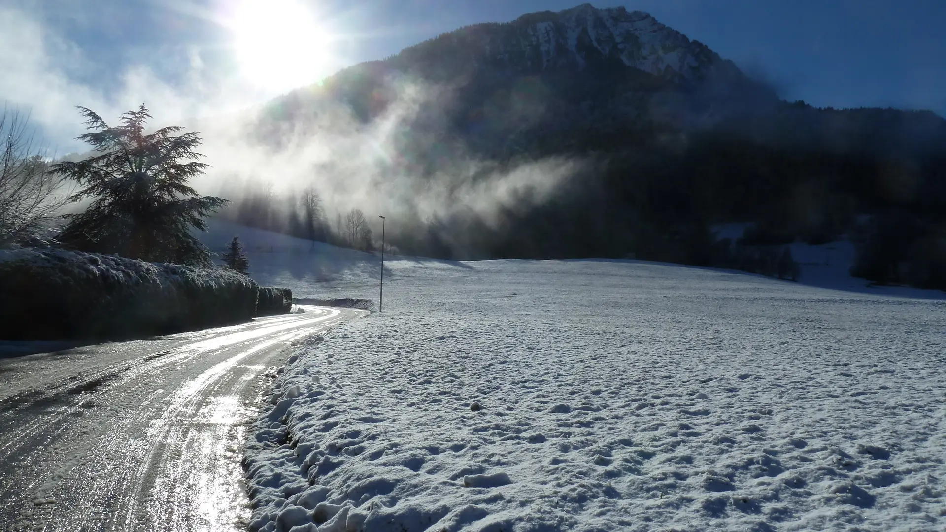 Les Sauges en hiver