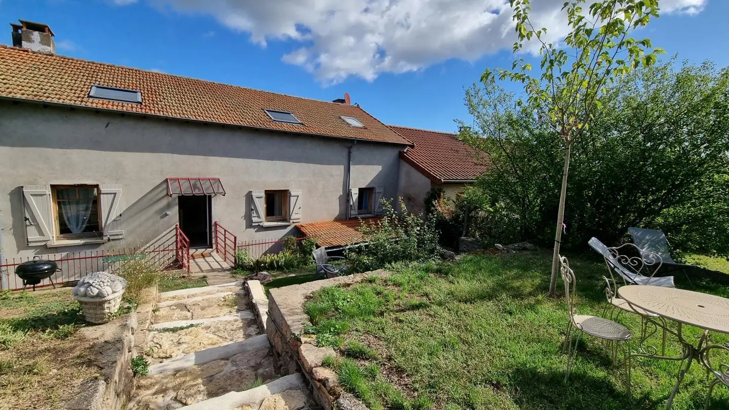 Jardin à l'étage côté salon.