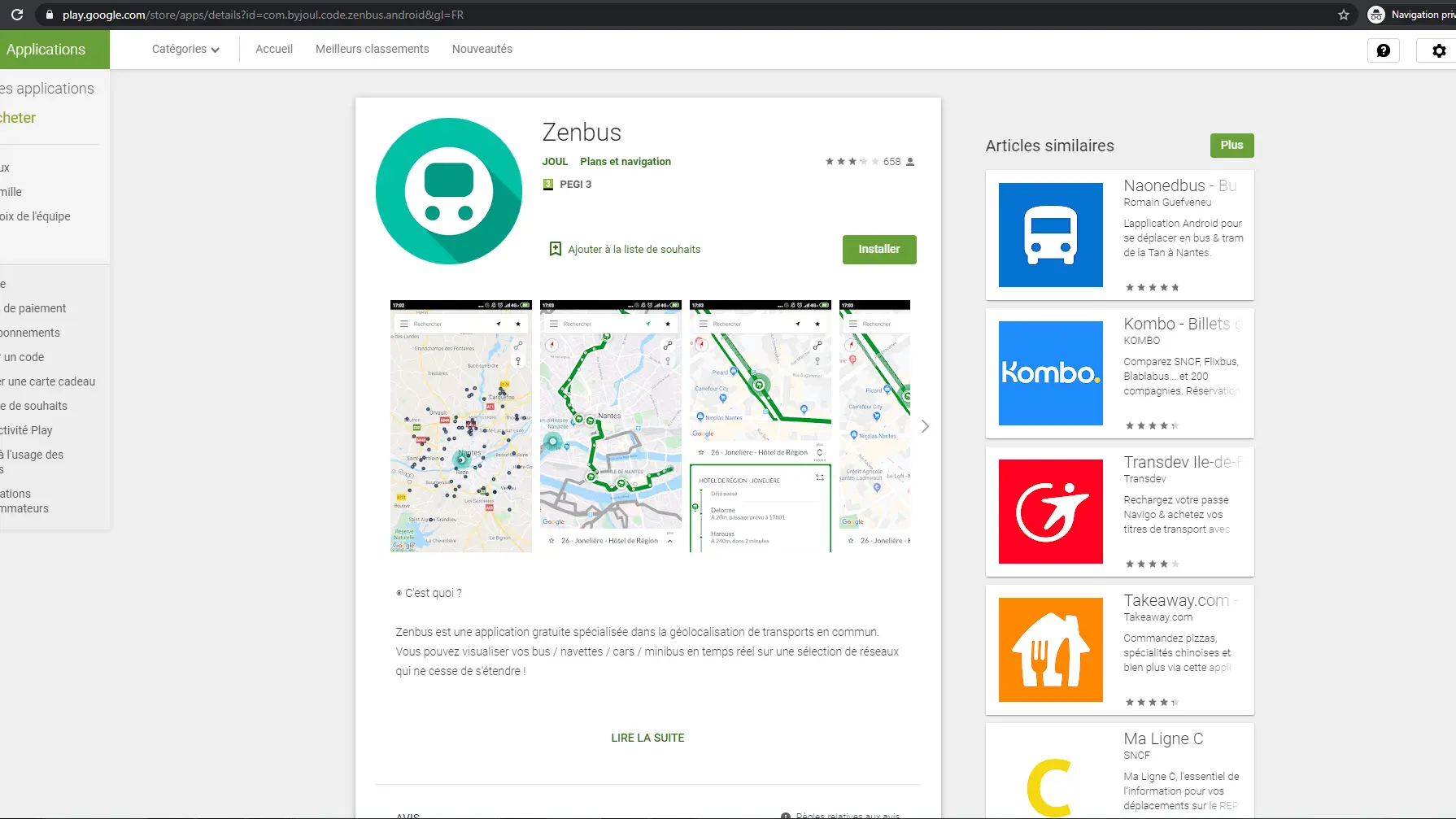 Zenbus sur Google Play