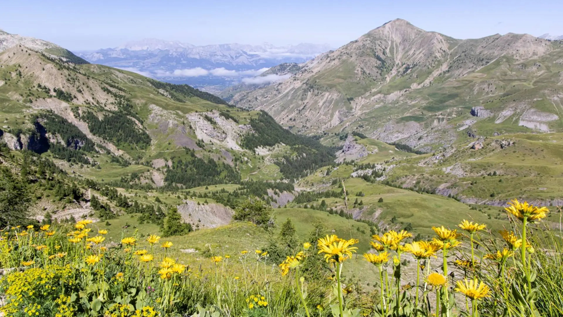 Vue depuis le col de la Coupa