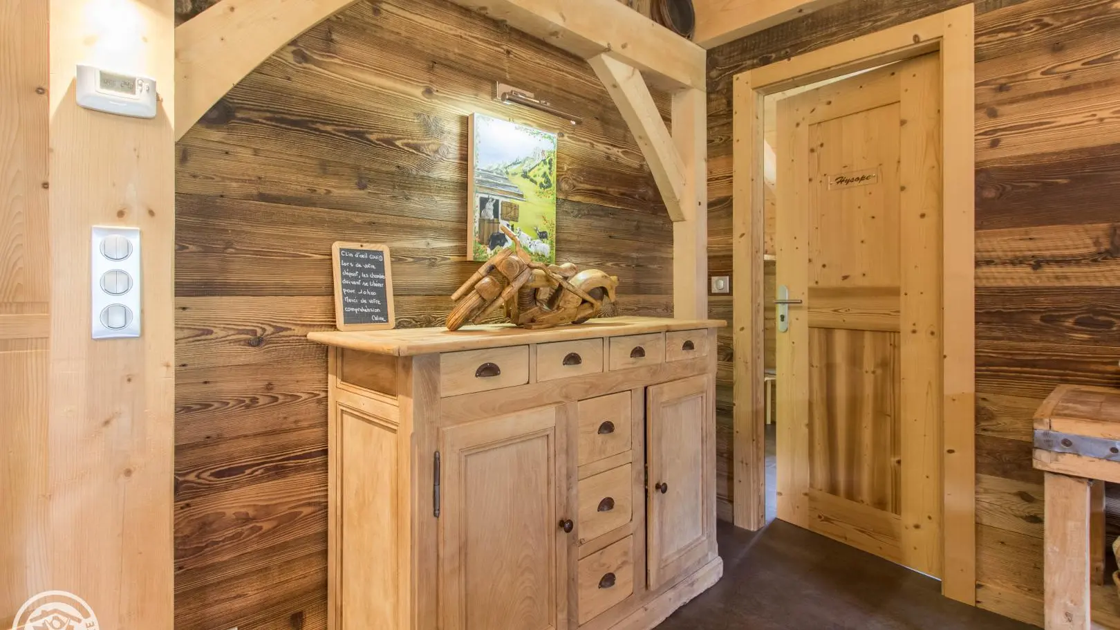 Accès à la chambre Hysope