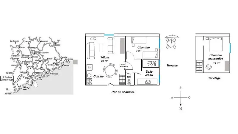 Gîte Le Domaine de Créqui-Le plan-Nice-Gîtes de France des Alpes-Maritimes