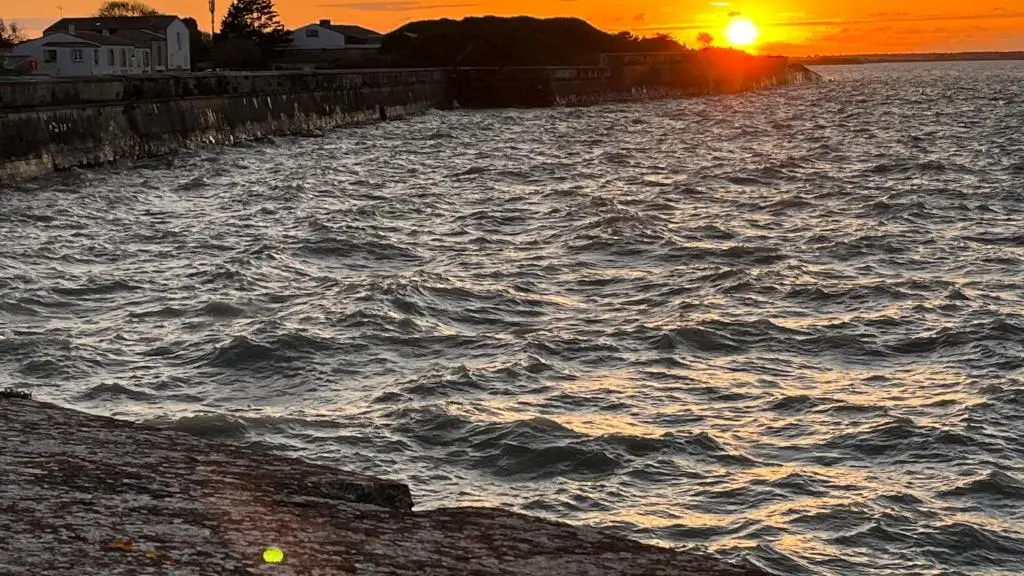 Coucher de soleil sur les remparts