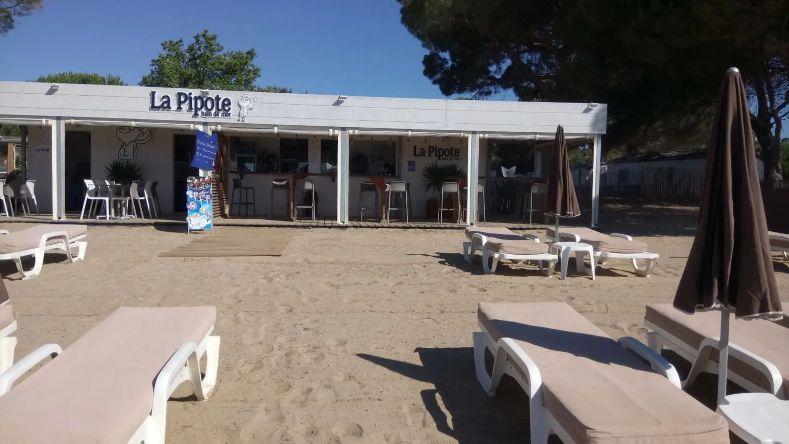 Restaurant de plage La Pipote à La Londe les Maures