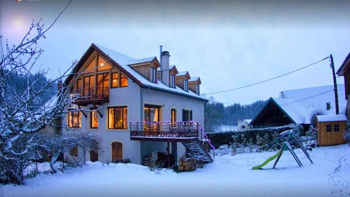 Le gîte en hiver
