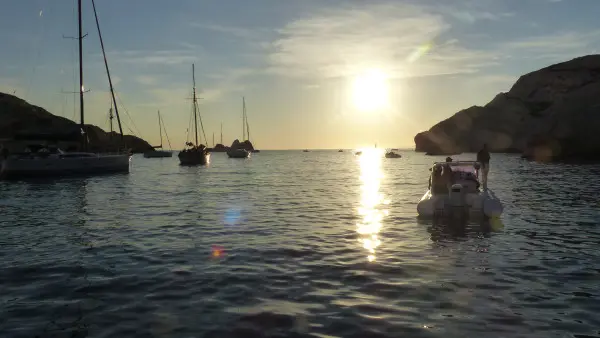 Circuit 2 h - Coucher du soleil en bateau  (du 1er avril au 31 octobre)