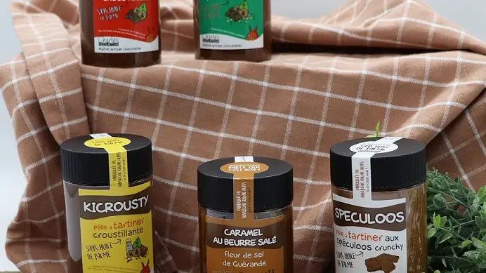 Focus sur une partie de la gamme des pâtes à tartiner
