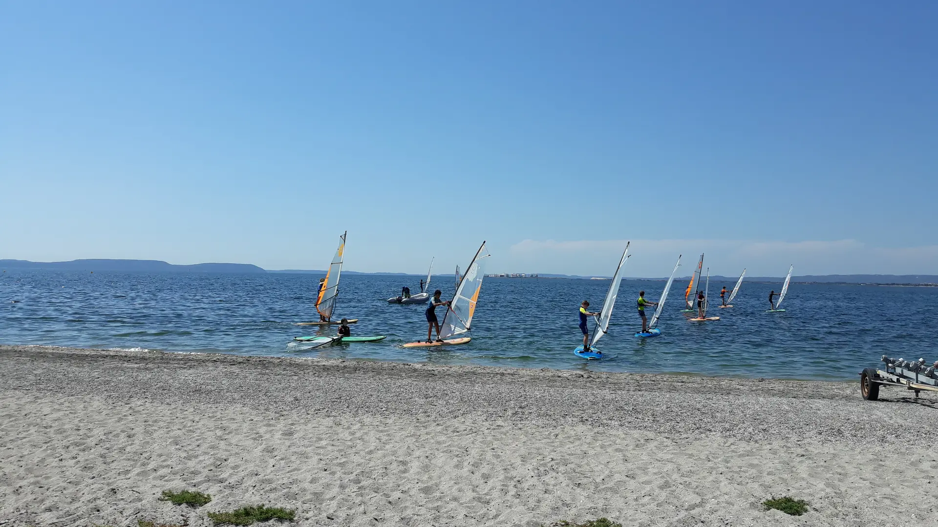 Voiliers de la base nautique